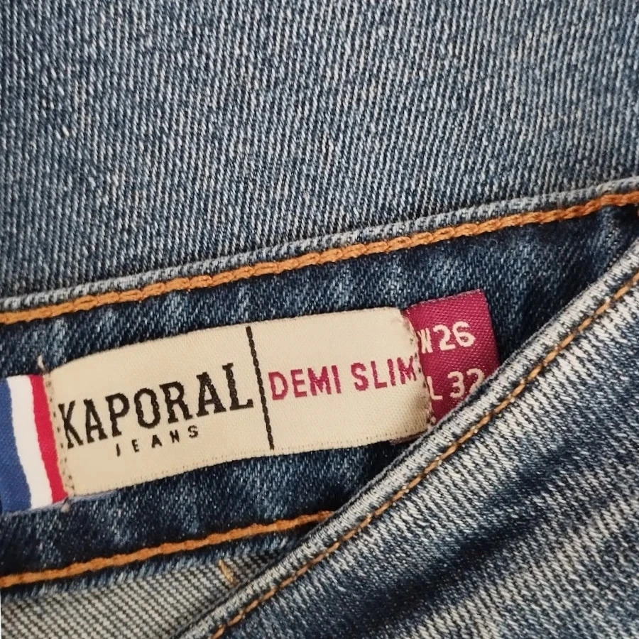 Kaporal jeans - demi slim fit (tapered straight) - low waist - stretchy - w26 L32 - – photo 12